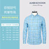 【透气亚麻格纹】占姆士长袖衬衫2025男款初秋休闲中青年麻衬衣 商品缩略图2