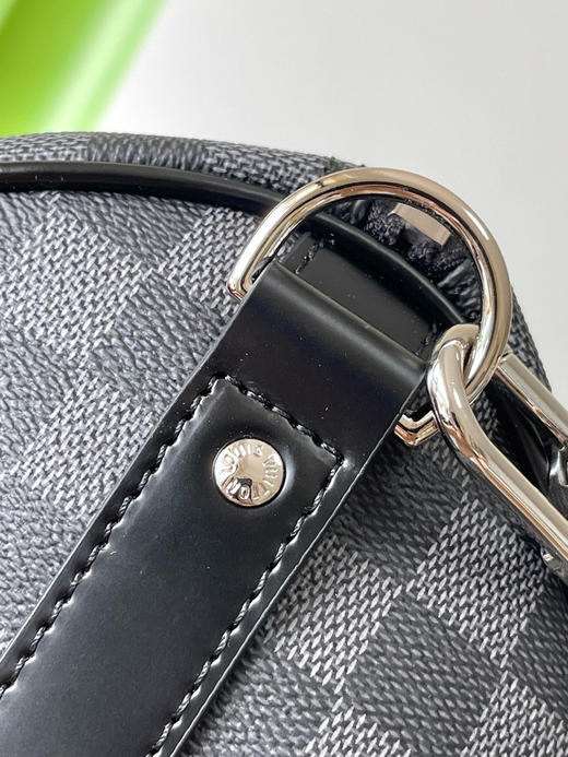 夏季特惠💰1000 原单LV N41413 尺寸：55×31×24cm KEEPALL 黑格旅行袋 变码芯片 商品图7