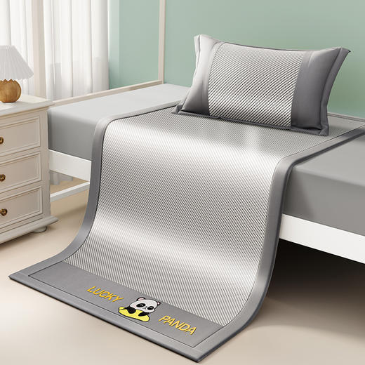 夏季可机洗刺绣冰藤 学生宿舍冰藤席 商品图6