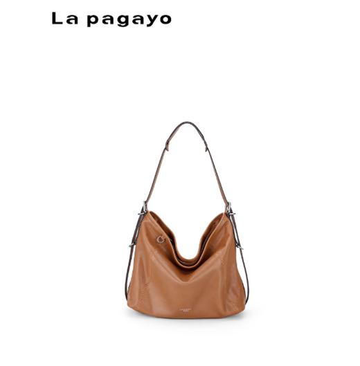 帕佳图植鞣真皮女包头层牛皮单肩斜挎包小众设计女包包 商品图3