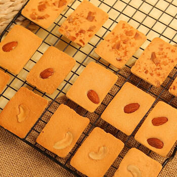 卡仕伽长野坚果芙345g椰片+腰果+巴旦木味  坚果饼干休闲零食糕点心代餐 /休闲食品 /饼干 /酥性饼干 商品图0