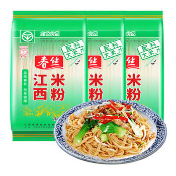 春丝江西米粉米线螺蛳粉干米粉大米制作绿色食品江西特产1kg*3包 /粮油调味 /方便食品 /特色米粉/米线 商品图3