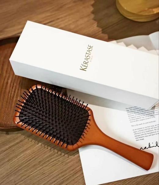 国内专柜 卡诗专柜气垫梳 实木气垫梳  按摩头皮促进血液循环 商品图0