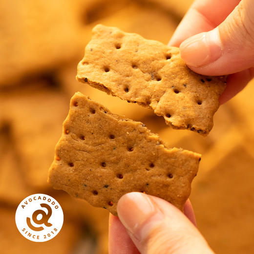 Avocadodo苏打饼干葱香不加小麦麸质蛋奶敏宝牛油果果桥本早餐零 商品图2
