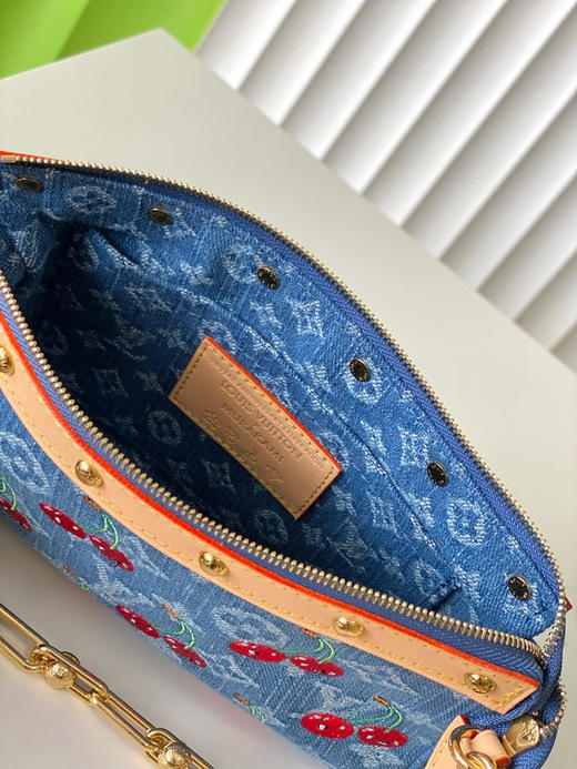 夏季特惠💰750 原单LV M13994 尺寸：22×13×4cm LVXTM POCHETTE 链条包 变码芯片 商品图7