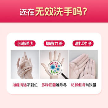 狮王（Lion）趣净泡沫抑菌洗手液浆果草莓250ml绵密泡沫温和全家庭儿童天然 /个人护理 /身体护理 /洗手液 商品图6