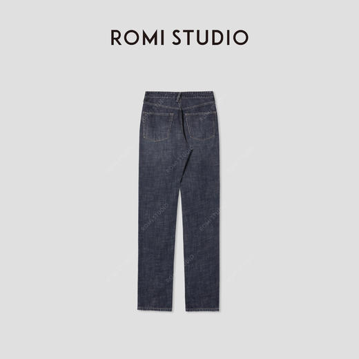 ROMI STUDIO“美式复古”全棉立体裁剪环保洗水牛仔裤 RWCSXA4630  商品图1