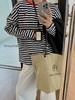 原单Marim*kko白百何同款撞色领条纹长袖tee 商品缩略图3