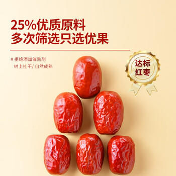 南疆巴朗 红枣特级500g新疆大枣和田红枣狗头枣煮粥年货 /休闲食品 /蜜饯果干 /枣 商品图4