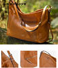 帕佳图植鞣真皮女包头层牛皮单肩斜挎包小众设计女包包 商品缩略图1