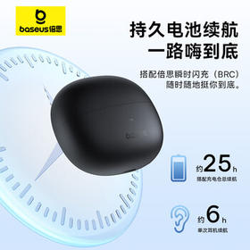 倍思AS01蓝牙耳机耳夹式开放式气传导不入耳运动通话适用于苹果华为vivo手机 黑 /数码 /影音娱乐 /蓝牙/无线耳机