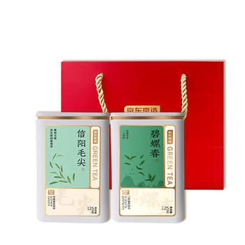 京东京造鲜来多碧螺春毛尖绿茶明前春茶嫩芽共250g罐装自营茶叶礼盒送礼 /水饮冲调 /茗茶 /绿茶 商品图5