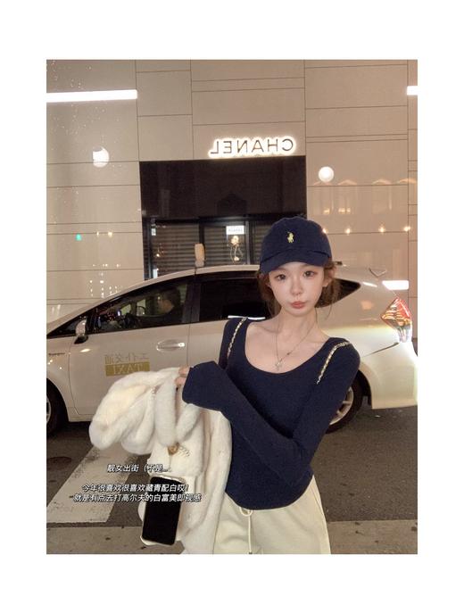 金蘑菇菇 温暖底色纯欲打底 / 自带bra 瞬间穿出韩漫身材耶！ 商品图9