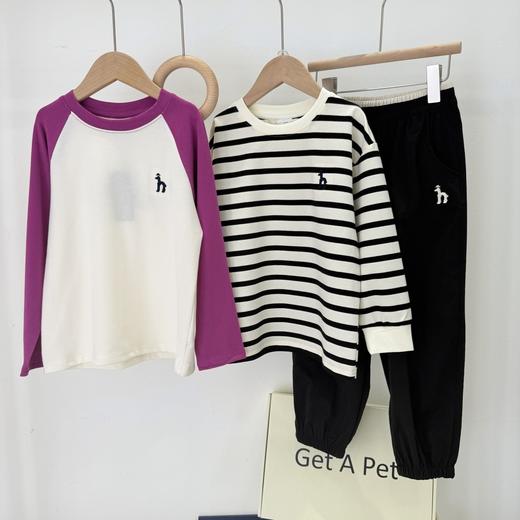 开学季2025早秋新品男女宝卫衣T恤长裤三件套 商品图14