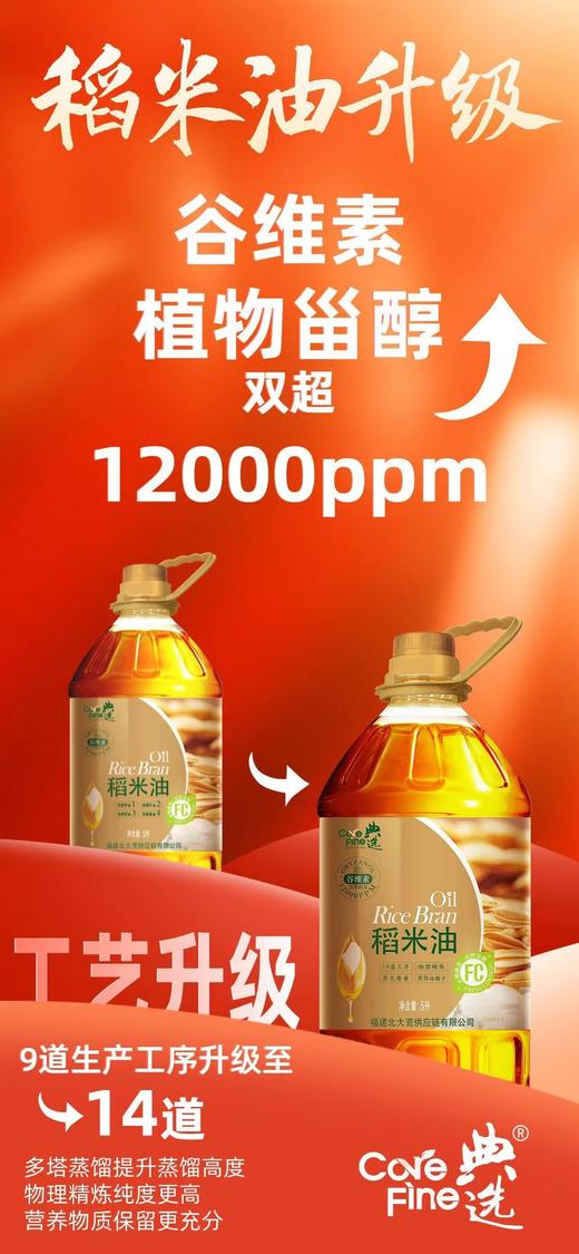 北大荒一级稻米油69元1桶5升装，明天到 商品图1