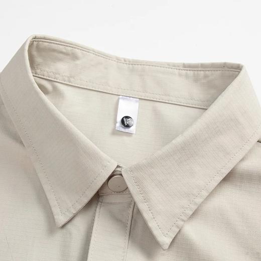 【质感新格调 硬挺垂感有型】斯辰唯佳户外山系情侣骨鸟格防泼衬衣外套 商品图9