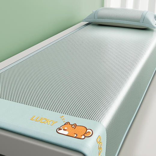 夏季可机洗刺绣冰藤 学生宿舍冰藤席 商品图4