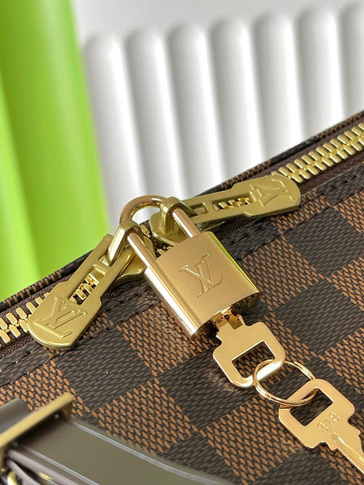 夏季特惠💰1000 原单LV N41414 尺寸：55×31×24cm KEEPALL 啡格旅行袋 变码芯片 商品图4