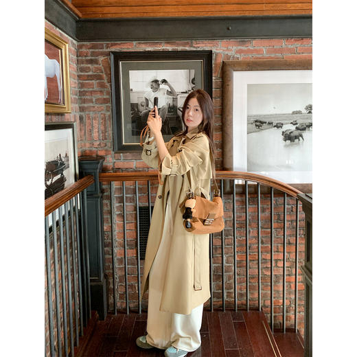 <曾小咸推荐>3.23现货秒杀 ！微信超特价！美拉德中长款风衣外套 日常329.99 立减160 秒杀169.99！！ 商品图2