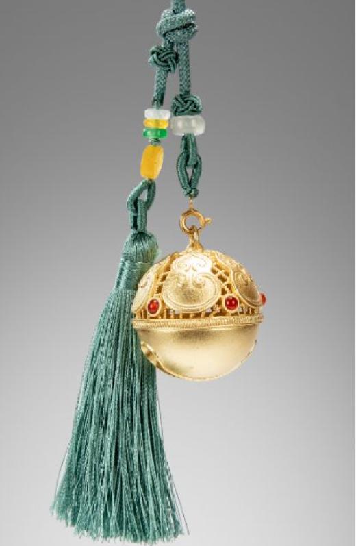 朱炳仁铜 多福禄挂件（含流苏配件） 商品图0