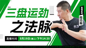 【8月19日】三盘运劲之法脉