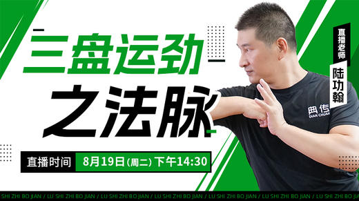 【8月19日】三盘运劲之法脉 商品图0