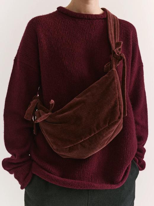 Casey Casey 25AW 梅子色/姜黄色丝绒BANANA BAG 商品图7