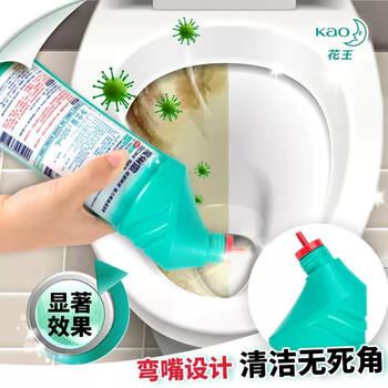 花王（KAO）马桶清洁剂500ml*3瓶装 免刷洗洁厕灵洁厕液清洗去污厕所洁厕剂 /家庭清洁/纸品 /家庭环境清洁 /洁厕灵 商品图1