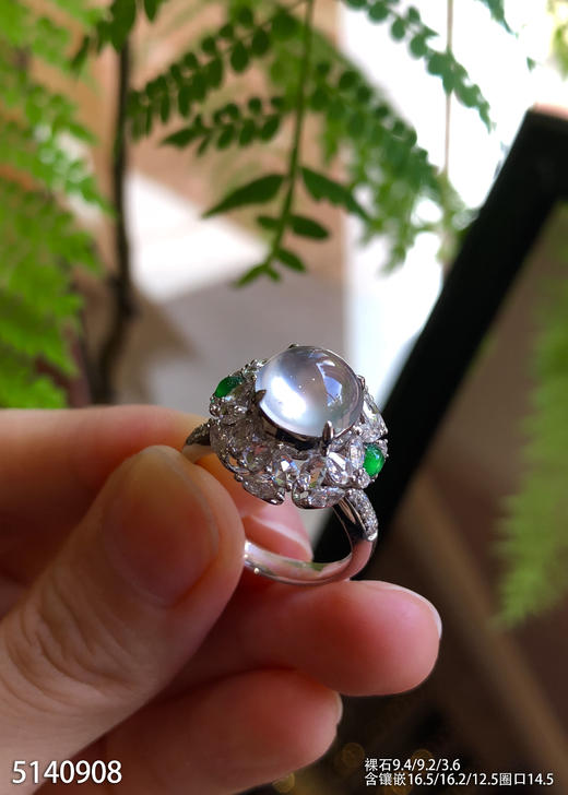 5140908，蛋面戒指。具体价格微信咨询 商品图3