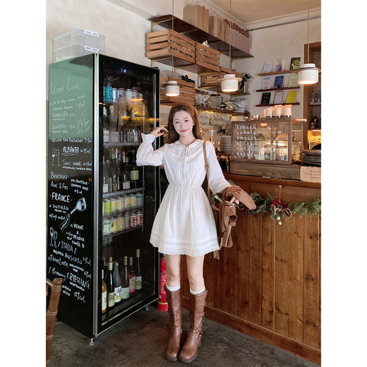 <曾小咸推荐>3.23现货秒杀 ！微信超特价！韩系高腰连衣短裙 日常249.99 立减150 秒杀99.99！复古风马甲秒杀79.99！ 商品图4