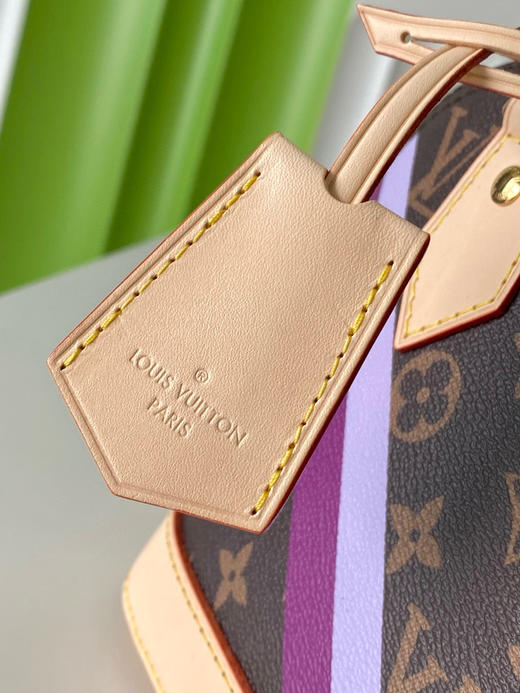 夏季特惠💰850 原单LV P01917 尺寸：23.5×17.5×11.5cm ALMA BB 徽章丝印贝壳包 变码芯片 商品图4