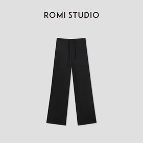 ROMI STUDIO“轻盈自在”莫代尔混纺高回弹清爽感休闲裤RWCRXT3108