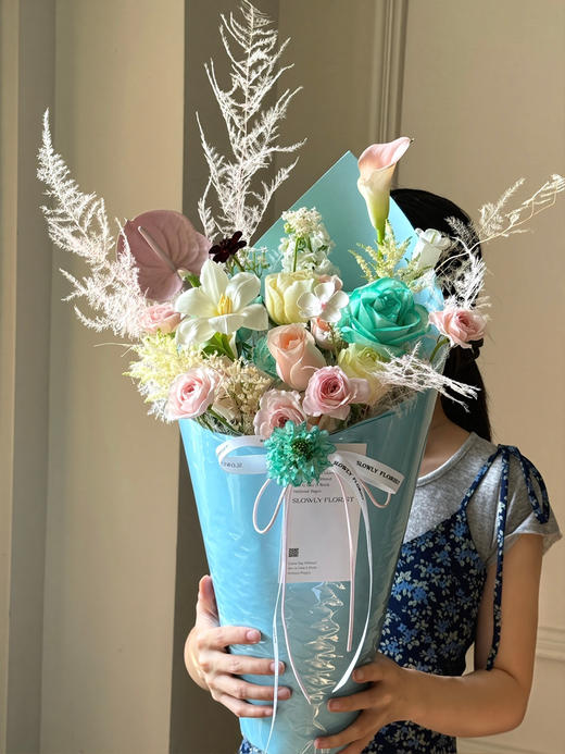 薄荷海盐冰淇淋花桶 商品图2