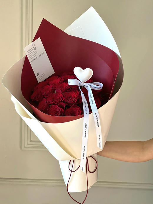 经典19朵暗红玫瑰 商品图3