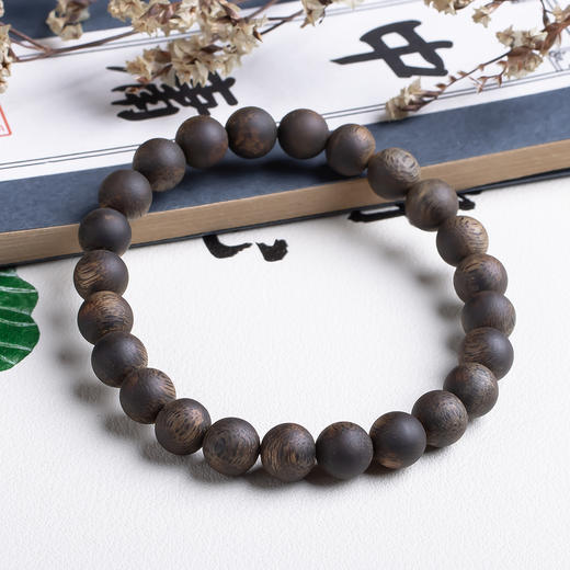 xy0544沉水级8mm沉香素串手串 商品图3