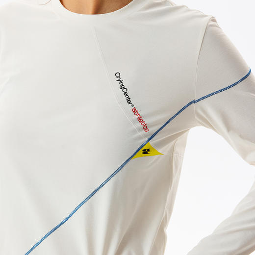 CryingCenter 旋绕力线速干抗菌吸湿运动合身长袖 哭喊中心 商品图3