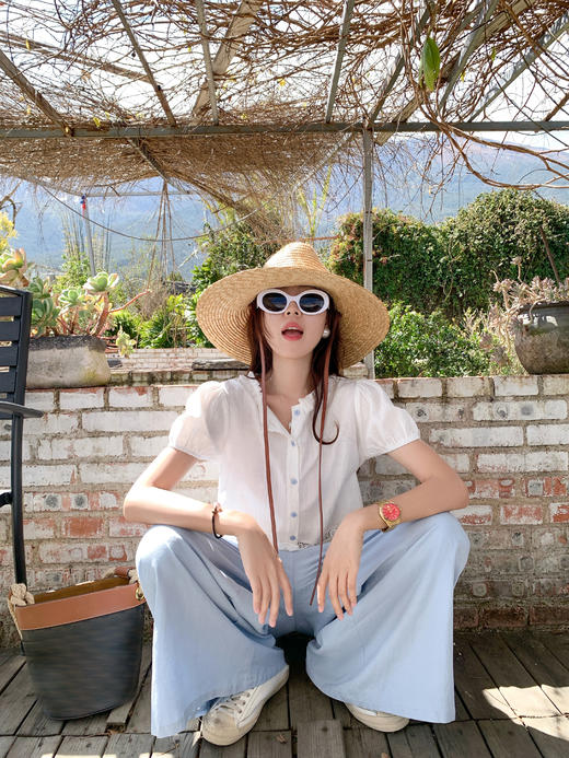 <曾小咸推荐>现货秒杀！最后一波 ！！3色宽松显瘦休闲高腰阔腿休闲裤 日常159.99 立减70 秒杀89.99！ 商品图12