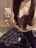 金蘑菇菇 忙着可爱 / 邪恶摇粒绒毛衣格子裤 松弛少女感 商品缩略图5