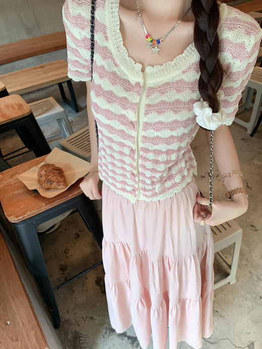 <曾小咸推荐>现货秒杀！最后一波 ！！【粉色佳人】粉条纹上衣 日常129.99  立减70 秒杀59.99！ 商品图6