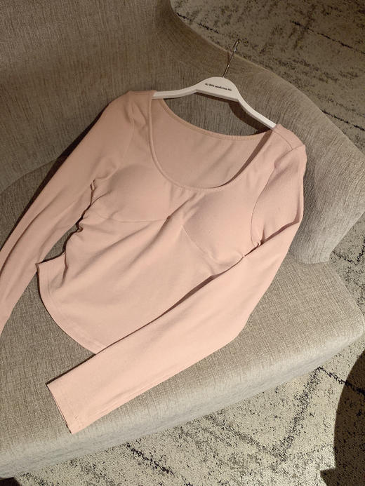 金蘑菇菇 温暖底色纯欲打底 / 自带bra 瞬间穿出韩漫身材耶！ 商品图12