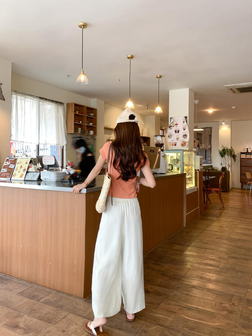 <曾小咸推荐>现货秒杀！最后一波 ！！3色宽松显瘦休闲高腰阔腿休闲裤 日常159.99 立减70 秒杀89.99！ 商品图11