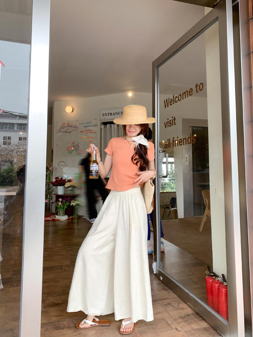 <曾小咸推荐>现货秒杀！最后一波 ！！3色宽松显瘦休闲高腰阔腿休闲裤 日常159.99 立减70 秒杀89.99！ 商品图9