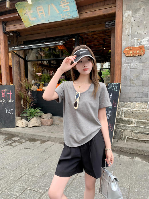 <曾小咸推荐>现货秒杀！最后一波 ！！5色宽松休闲短袖 日常109.99 立减60 秒杀49.99！ 商品图12