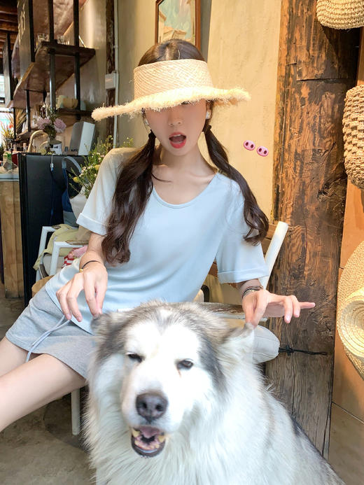 <曾小咸推荐>现货秒杀！最后一波 ！！5色宽松休闲短袖 日常109.99 立减60 秒杀49.99！ 商品图6