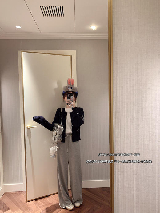 金蘑菇菇    搭配万物的小灰小白运动裤 商品图0