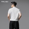 PINLI品立2025夏季新款商务休闲短袖衬衫男条纹立领修身衬衣上衣B242113154 商品缩略图2