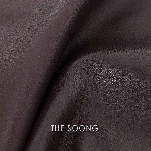 THESOONG’轻蜡进口西班牙羊皮中腰半植鞣半身皮裙HLPY7186 商品图2