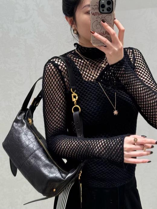 迪奥 D-Journey 手袋  油蜡皮 小/中号 （LZ） 商品图4