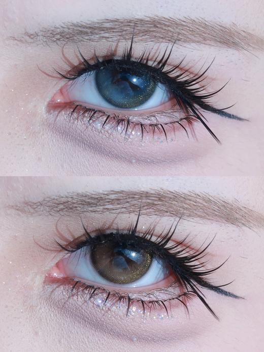 paprikacon月抛 黑道大小姐/病娇少女 14.2mm  非离子 黑棕 商品图0