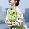 短款休闲防晒衣外套女夏季2025设计感拼接撞色透气薄款防晒服上衣 商品缩略图1